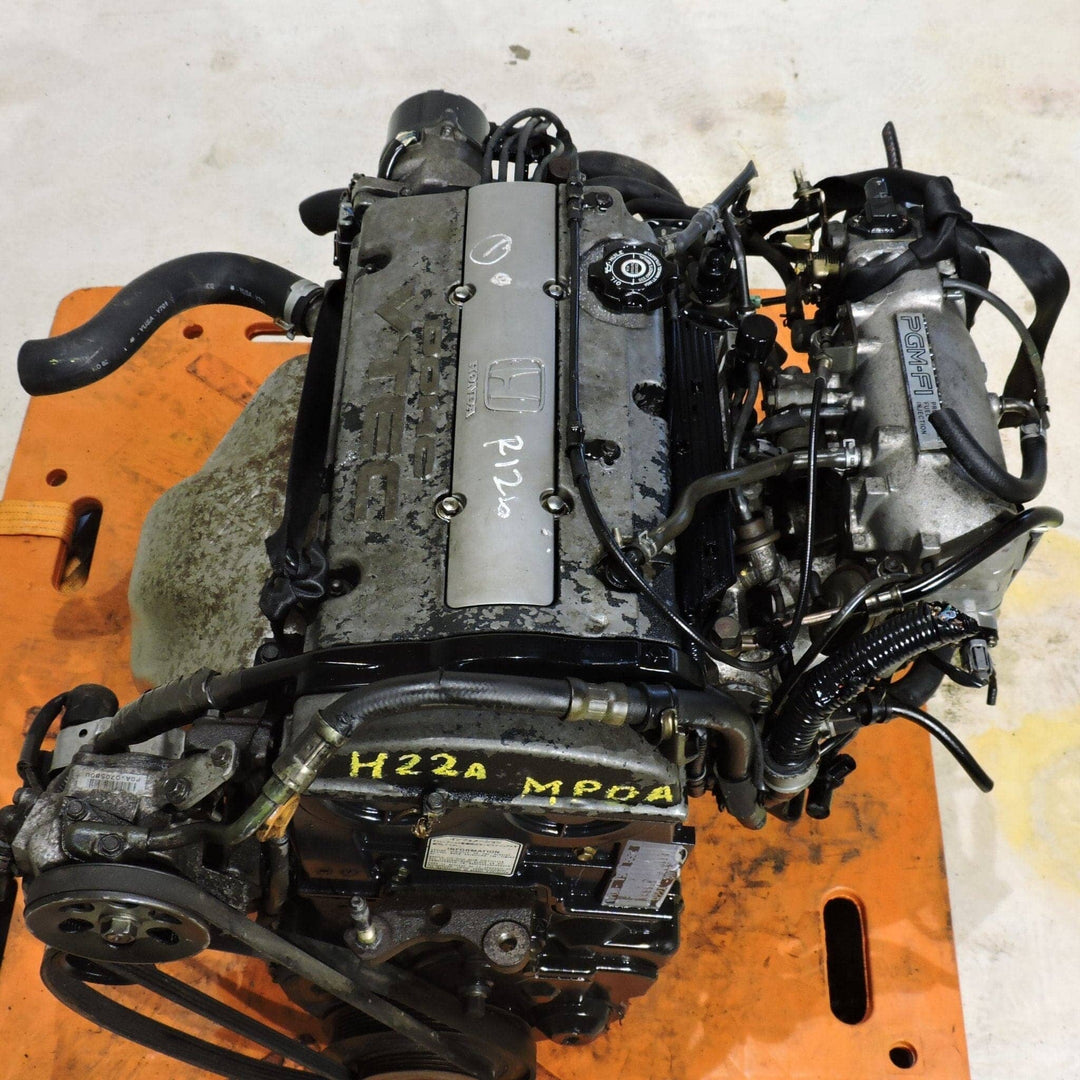 Honda Prelude 1998-2000 2.2L Vtec Dohc JDM Engine - H22a Blacktop Motor Vehicle Engines JDM Engine Zone   