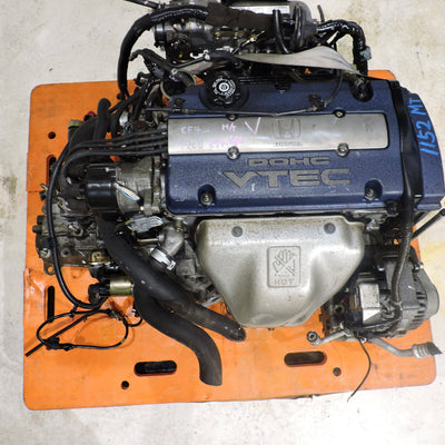 Honda Prelude Accord 1998-2002 2.0L Dohc Vtec JDM Engine Manual Full Swap - F20b Blue Top 5 speed lsd transmission JDM Engine Zone   