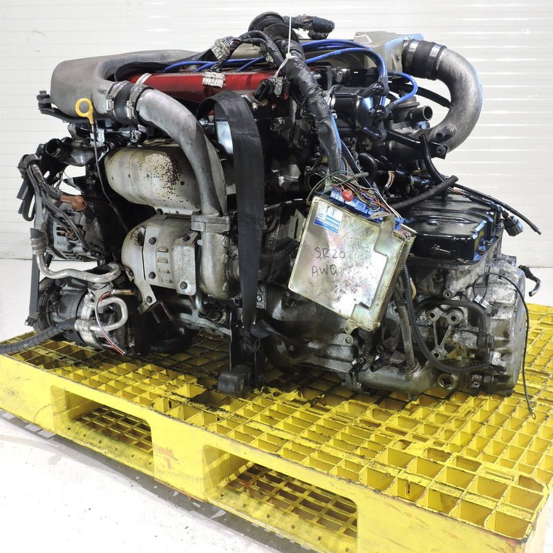 Nissan Bluebird U13 2.0L Turbo Awd JDM Full Engine Transmission Automatic SR20DET Motor Vehicle Engines JDM Engine Zone   