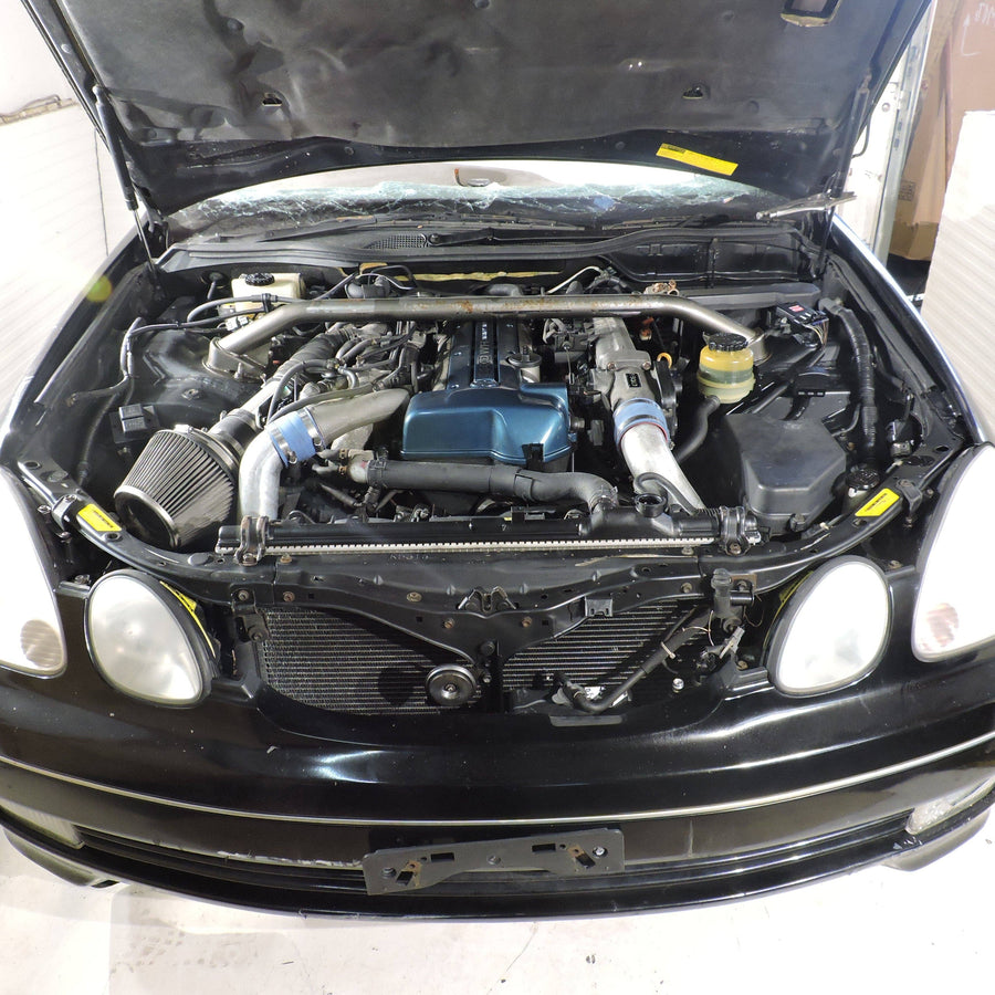 Toyota Lexus GS430 Engine Transmission Front Cut Right Hand Drive JDM 2JZ-GTE BLACK2  JDM Engine Zone   